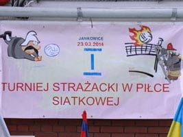OSP Jankowice najlepsze na I Turnieju Strażaków w Piłce Siatkowej